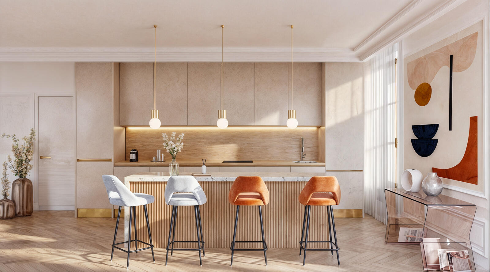 Contemporary Parisian Flat