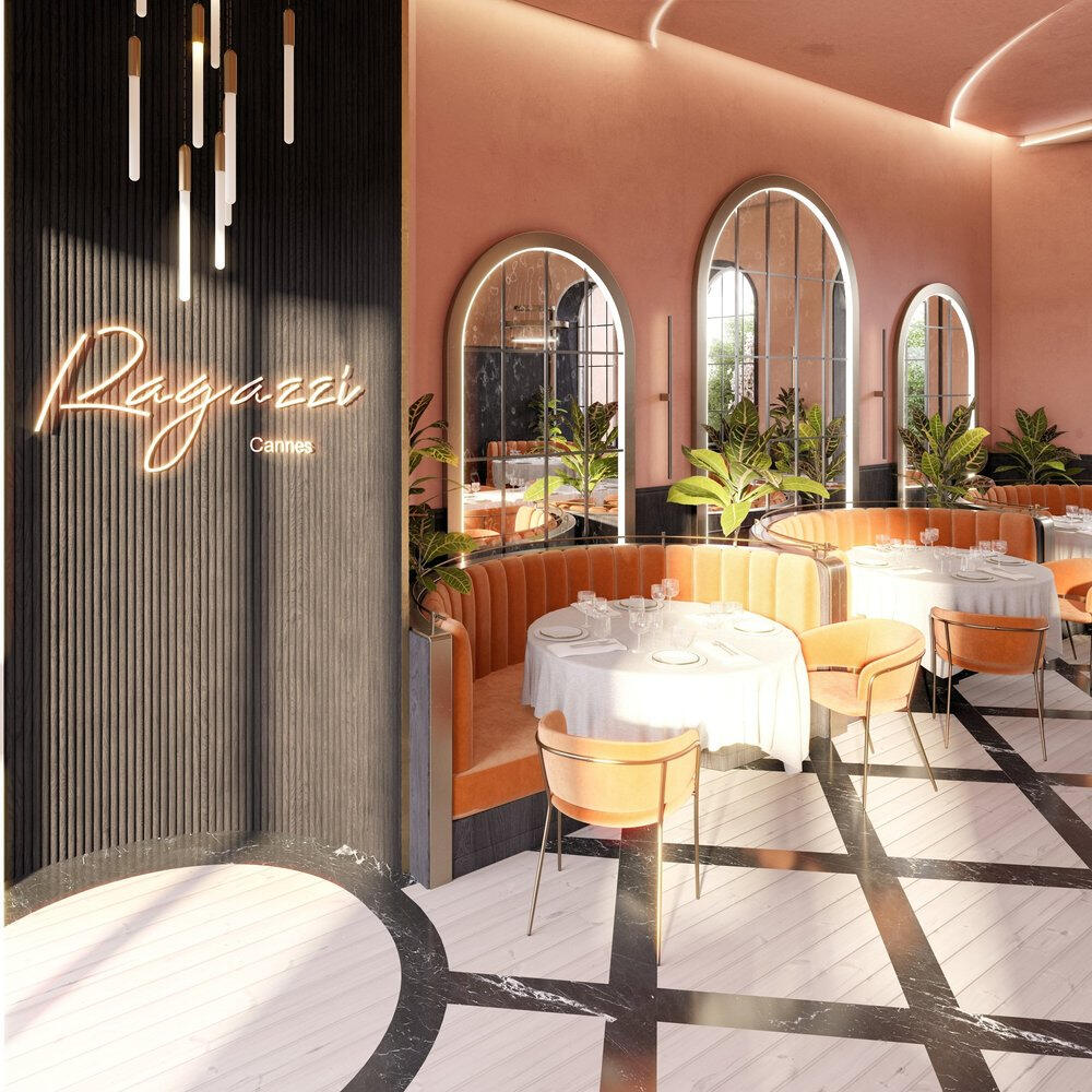 Restaurant for Atelier parisien,Cannes